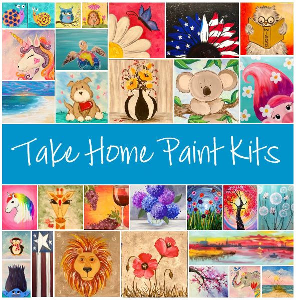 CLICK HERE TO VIEW ALL TAKE HOME KIT OPTIONS. KITS INCLUDE ALL SUPPLIES & PRINTED INSTRUCTIONS. ORDER ONLINE-PICK UP AT STUDIO Mon-Sat, 3:00-6:00